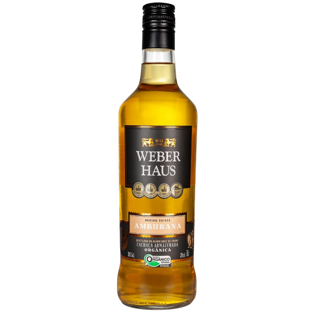 Cachaça Envelh Weber Haus Amburana 700 Ml Organica