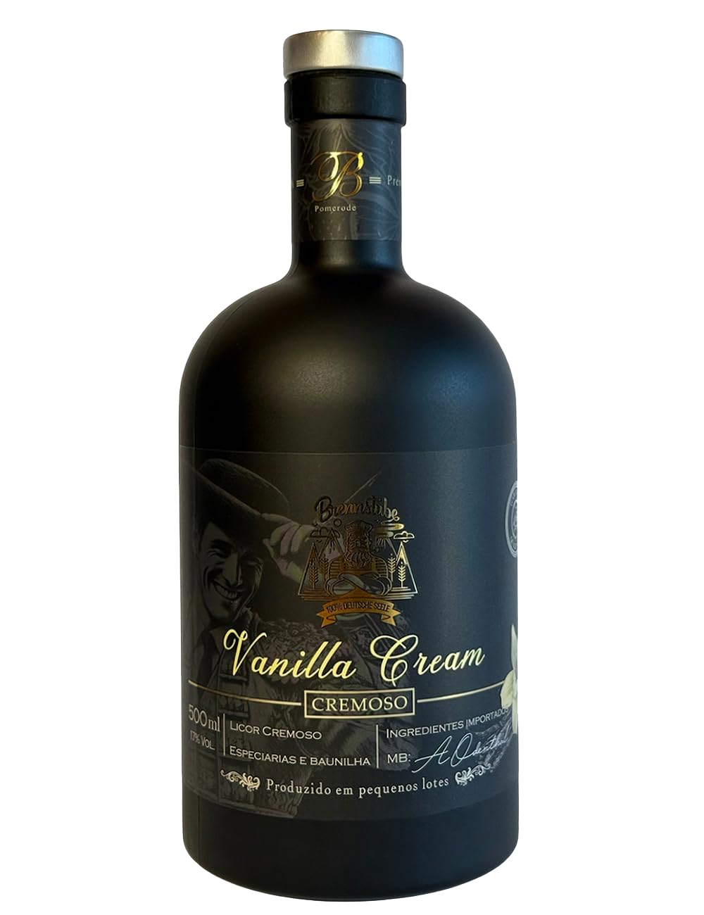 Brennstube Vanilla Cream Licor Cremoso de Baunilha e Especiarias, 500ml
