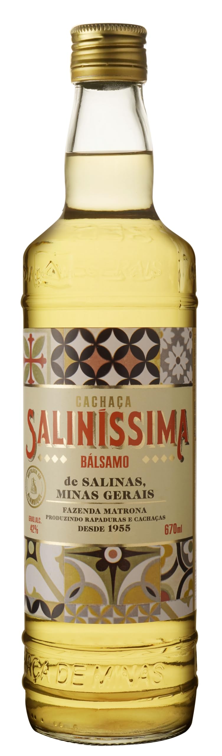 Saliníssima Cachaça 670 Ml