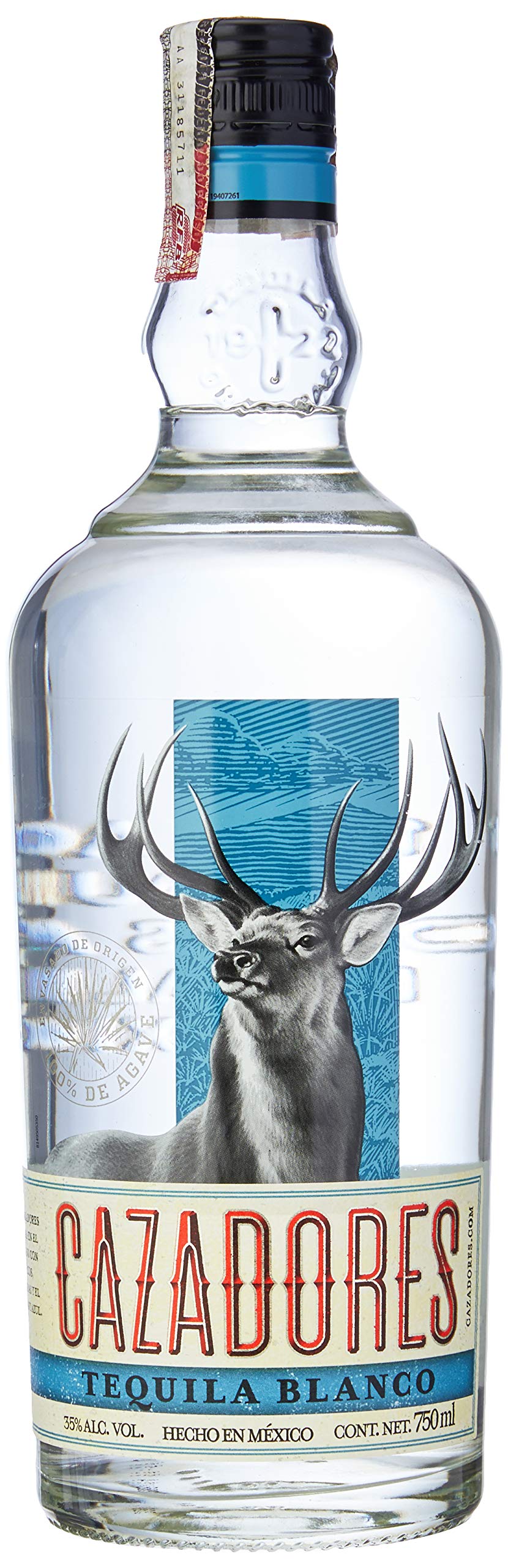 Tequila Cazadores Blanco 750Ml