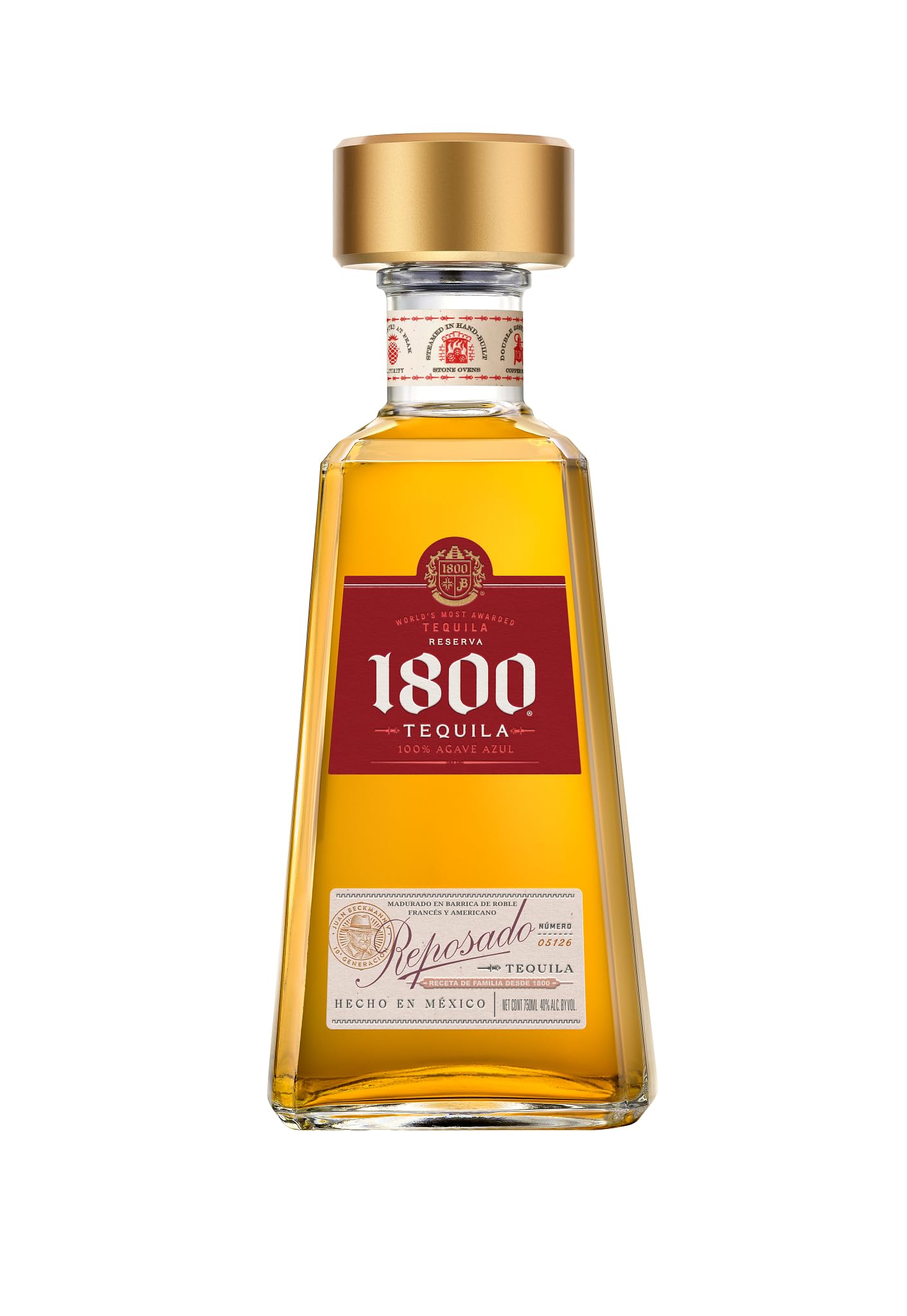 1800 Tequila Mex Reposado 750 Ml