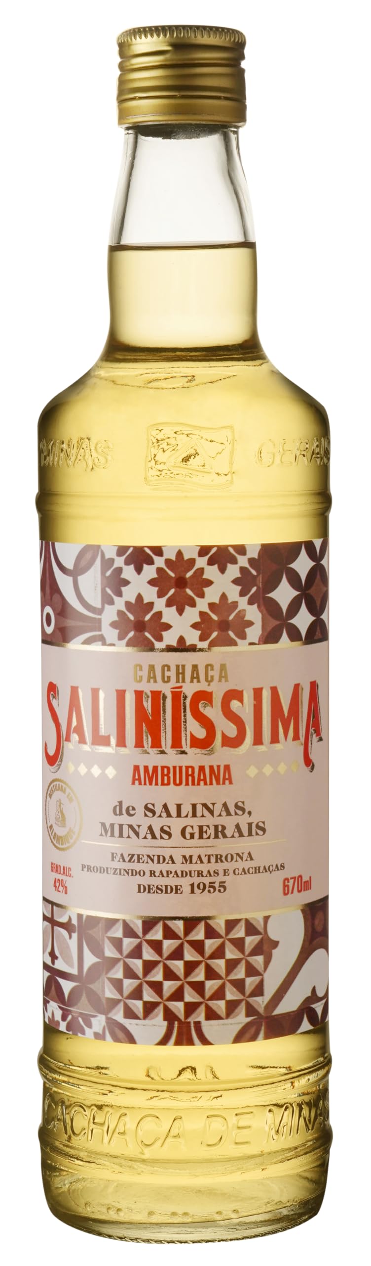 Cachaça Salinissima 670ML Amburana