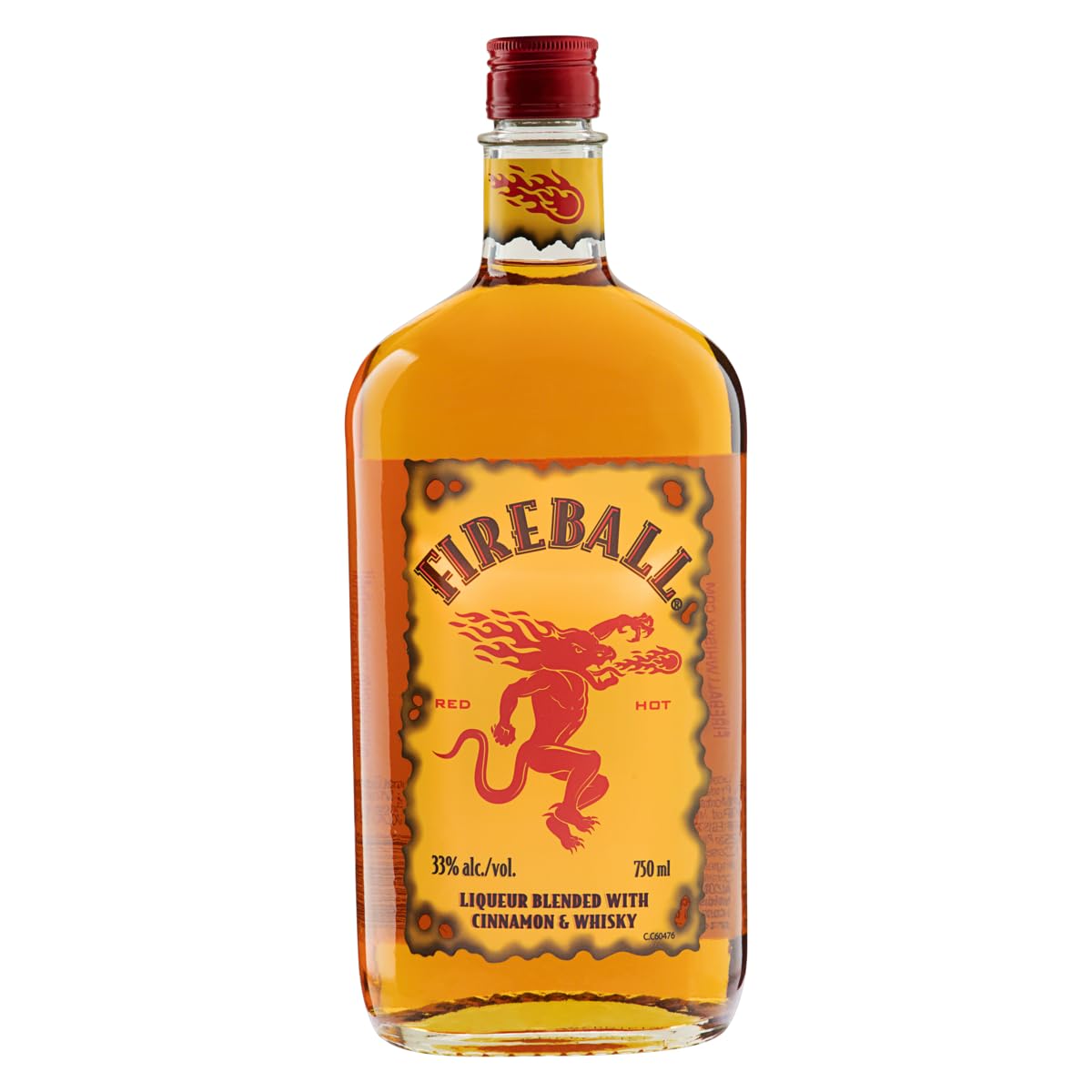 Licor de whisky com canela Fireball – 750ml