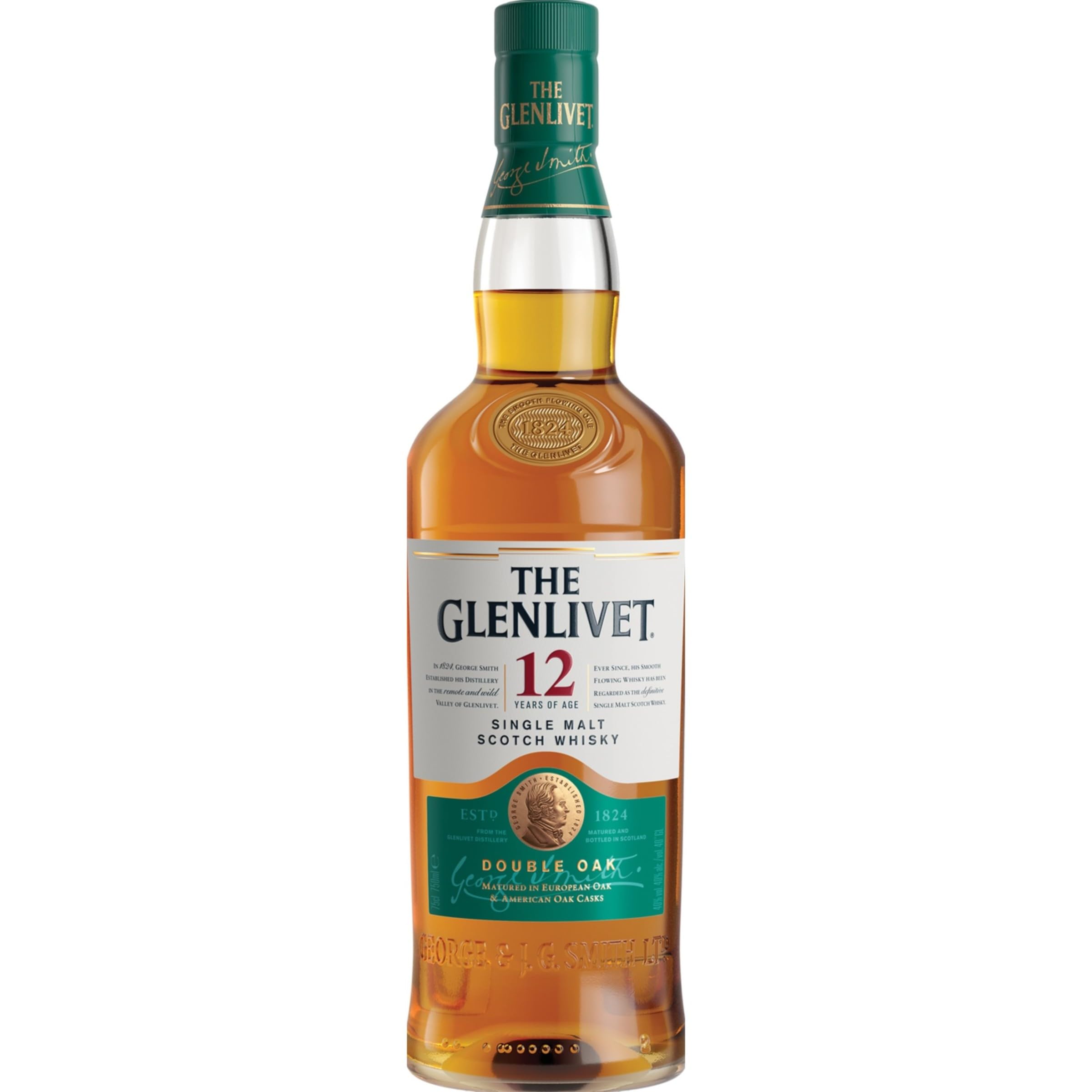 Whisky The Glenlivet 12 anos Single Malt Escocês - 750 ml